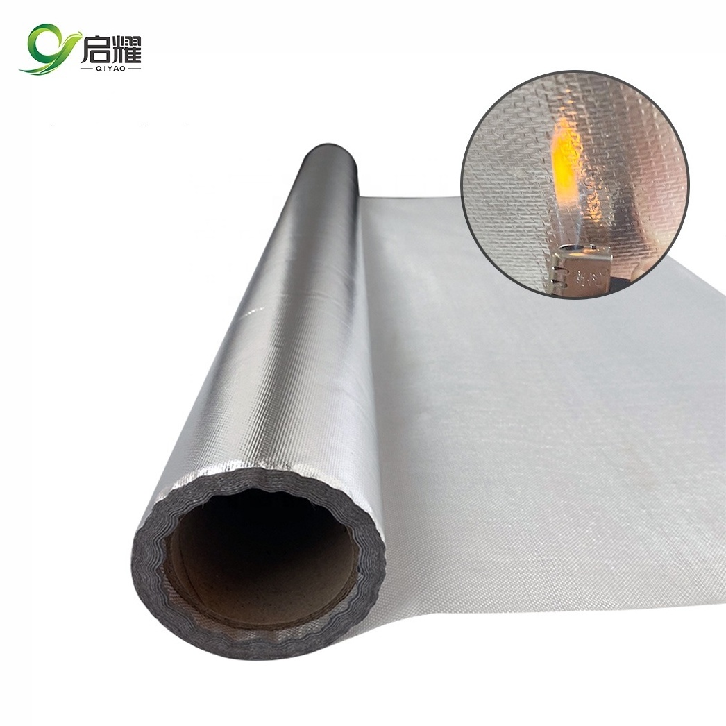 Fireproof Aluminum Foil Fiberglass Cloth For Glass Wool,Rock Wool,Air Duct