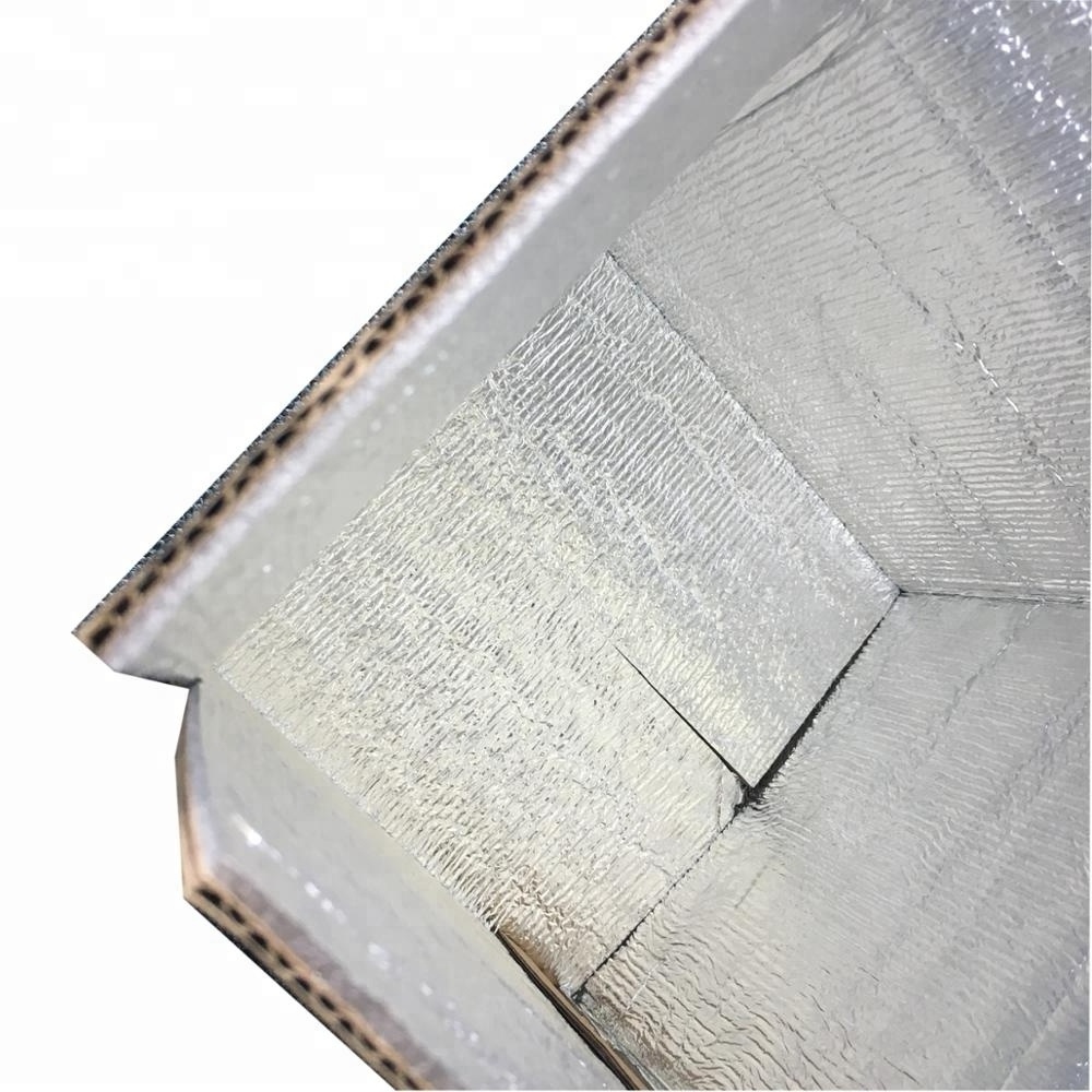 food packaging boxes foil lined thermal Shipping box aluminum foil insulated carton box