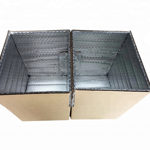 food packaging boxes foil lined thermal Shipping box aluminum foil insulated carton box