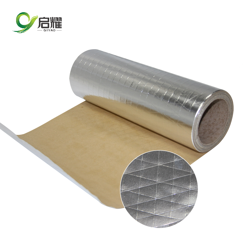 2024 Hot Sales Single Side Reinforced Scrim Foil Faced Fiberglass Scrim Kraft Paper For Roof FSK Insulation