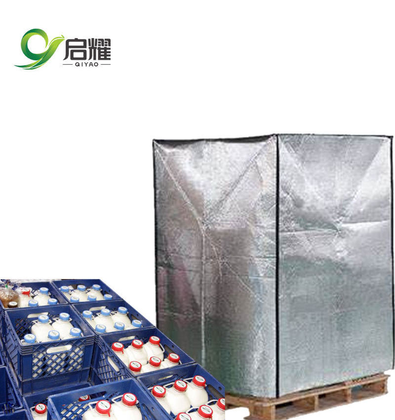 Wholesale factory Reusable Heat Reflective Thermal Pallet Cover For Pallet Wrap