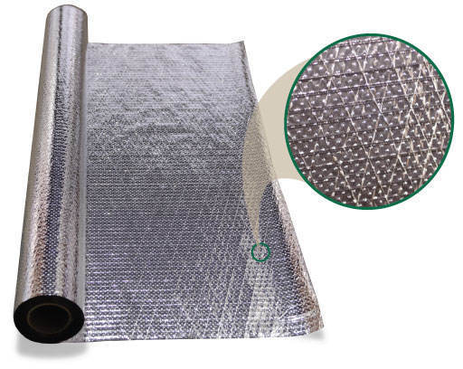 Heat Insulation Materials Thermal Aluminized Scrim Kraft Reinforced MPET paper Heat Reflective Aluminium Foil Scrim Kraft Sheet