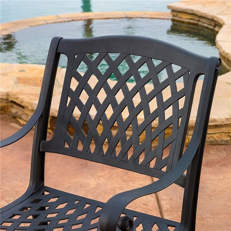 Aluminium patio chair sets Outdoor Aluminum Garden Chair Set Patio Leisure Chair cast aluminium furniture sets