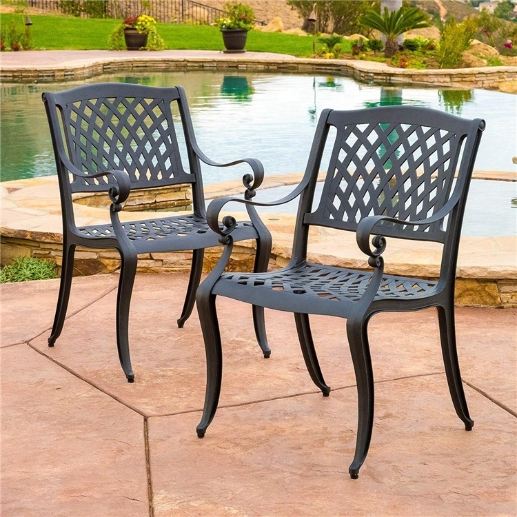 Aluminium patio chair sets Outdoor Aluminum Garden Chair Set Patio Leisure Chair cast aluminium furniture sets