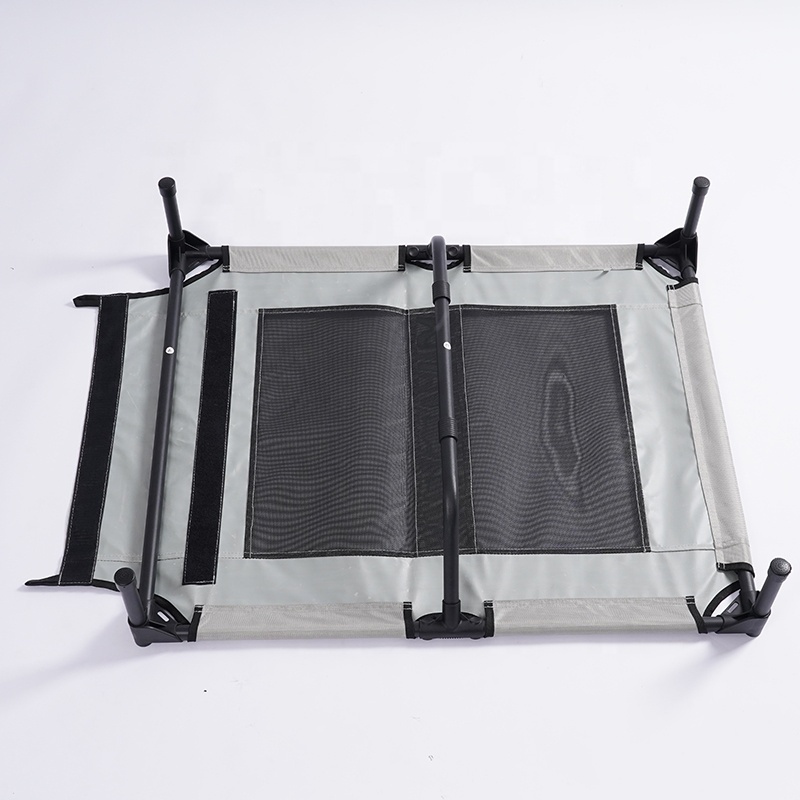 New Design Removable Pet Cooling Cot Removable Breathable Elevated Outdoor Dog Bed With Canopy