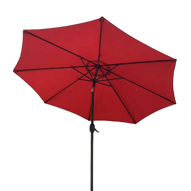 HEAVY DUTY CHEAP RED OUTDOOR CANTILEVER TABLE SUN CANOPY UMBRELLA