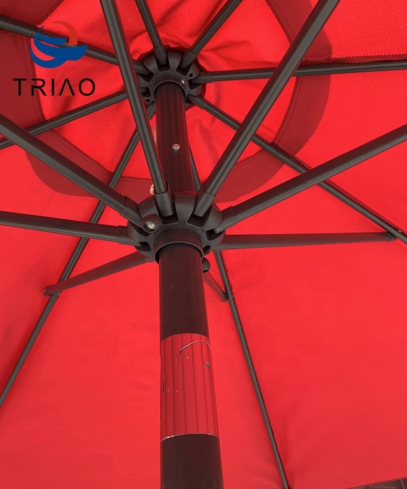 Aluminum Alloy Outdoor Dining Table Umbrella Tilting Garden Beach Umbrella Sun umbrella outdoor