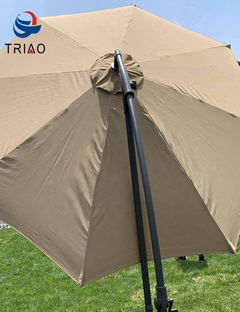 Off Set And Cantilever solar beach umbrella Aluminium Outdoor Cantilever Umbrella Offset Hanging Patio Umbrella