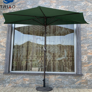 Outdoor patio garden leisure sun umbrella Pendulum sunscreen Half umbrella terrace advertising umbrella