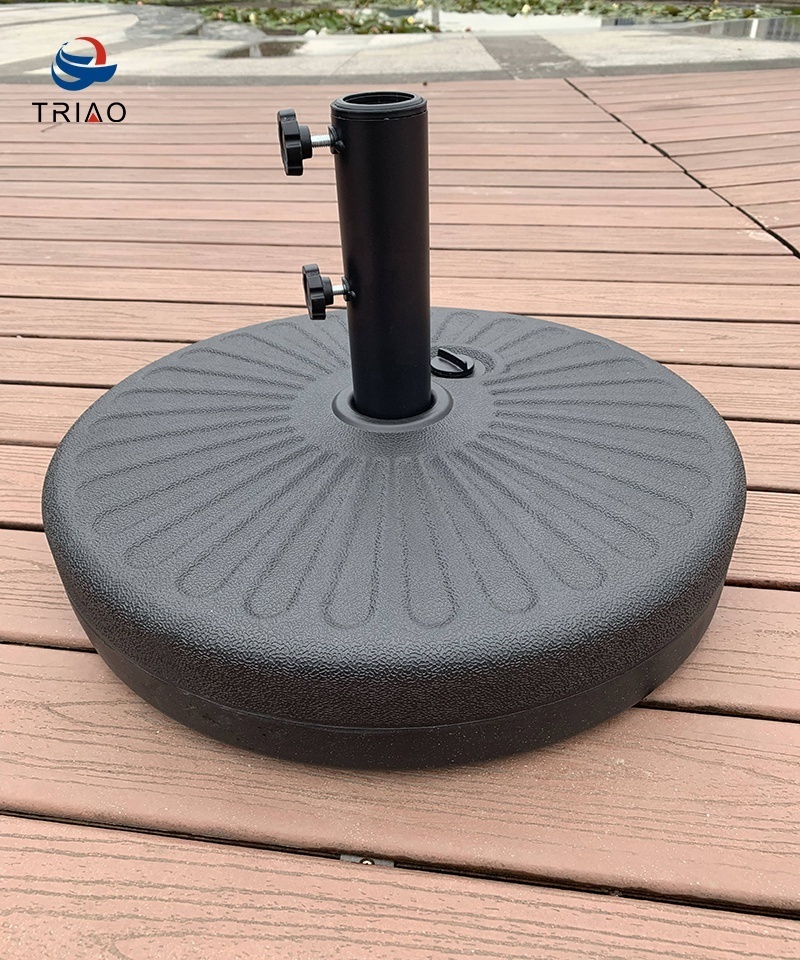 Custom garden folding sun terrace umbrella base outdoor beach cantilever umbrella base stand outdoor patio umbrella base stand