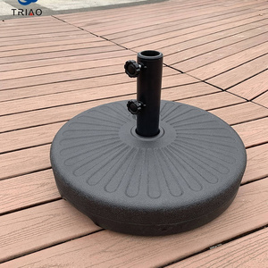 Outdoor patio umbrella base stand Plastic sunshade bracket support patio umbrella holder water filled umbrella stand