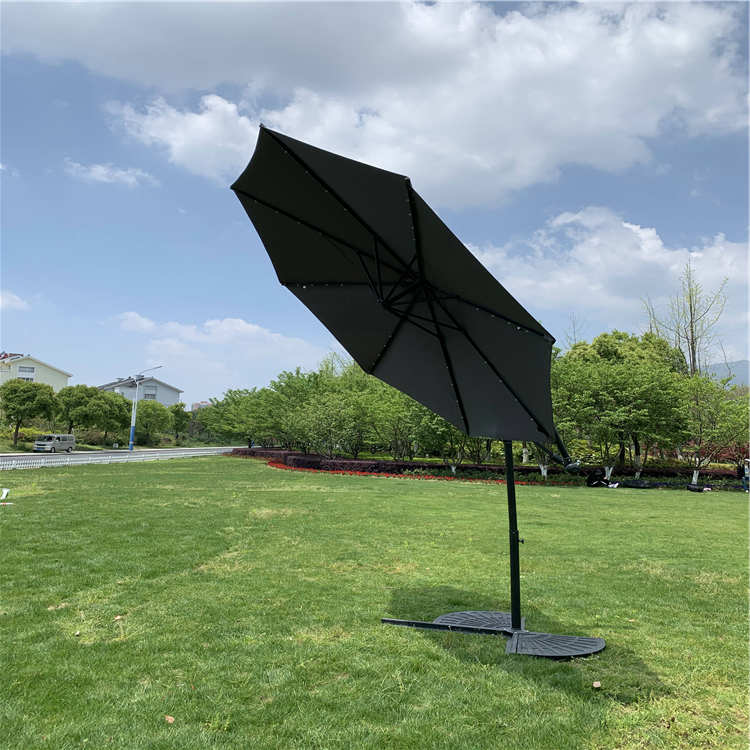 Promotion Sun Garden Windproof Straight Umbrella Custom Logo Golf Led Umbrella outdoor event umbrella with light