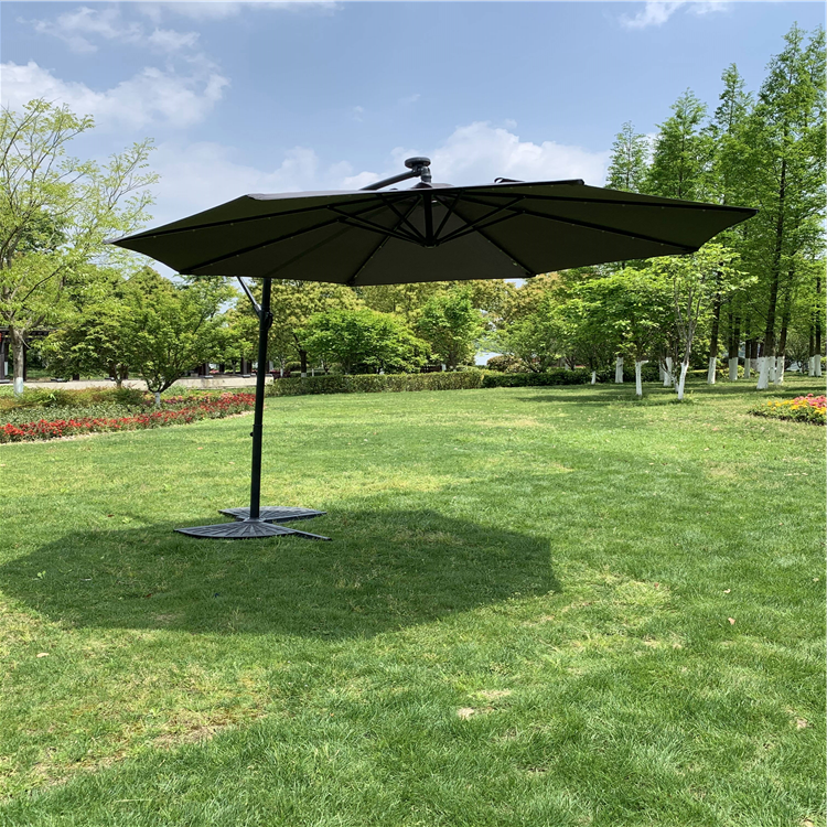 Promotion Sun Garden Windproof Straight Umbrella Custom Logo Golf Led Umbrella outdoor event umbrella with light