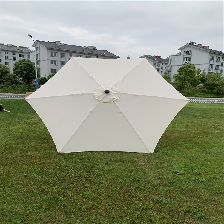 Outdoor Permanent Base Beach Hut Umbrella Patio Umbrella Windproof Covering Fabric Beach Umbrella