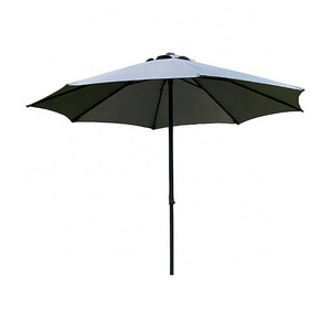 Hot Sale Simple Easy Gray Outdoor Furniture Portable Patio Umbrella