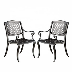 Aluminium patio chair sets Outdoor Aluminum Garden Chair Set Patio Leisure Chair cast aluminium furniture sets