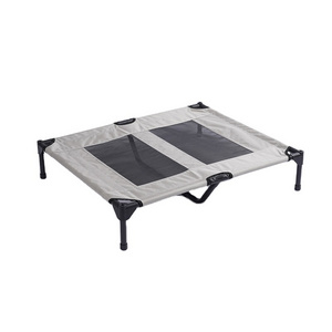 All Seasons Anti-Tear Metal Portable Outdoor Folding Cot Camp Raised Dog Bed Foldable Elevated Camping Pet Beds