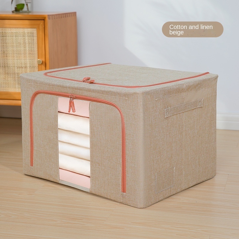 Oxford cloth Foldable storage boxes folding wardrobe linen storage box cube storage box