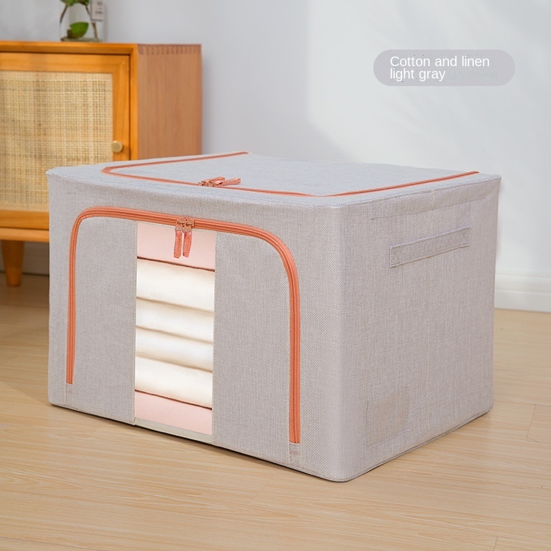 Oxford cloth Foldable storage boxes folding wardrobe linen storage box cube storage box