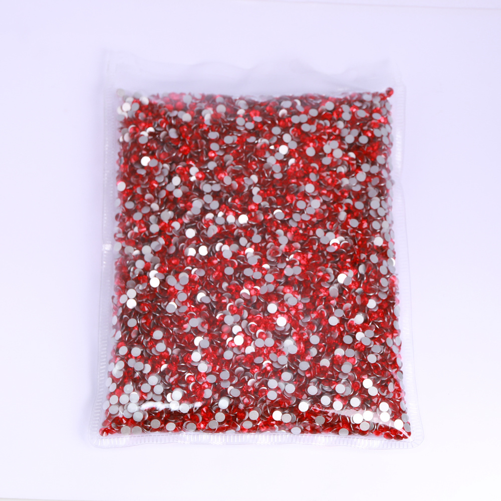 Wholesale Rhinestones 200 Colors 14400pcs  Glue On Glass Flat Back Rhinestone Bulk  Glass Rhinestone Crystal For Garment