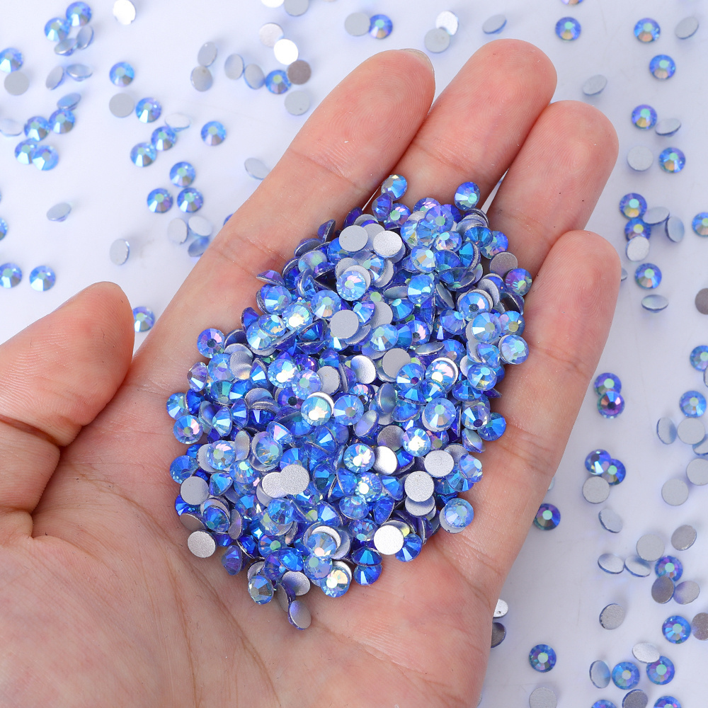 Wholesale 14400pcs Bulk Package Shining Rhinestones Glass AB Crystals Glue On Rhinestones For Jewelry