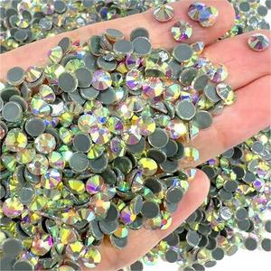 Factory Wholesale Rhinestones Christmas Hotfix Nail Art Crystal Rhinestone Flat Back Bulk for Top Decoration Accessories Dress