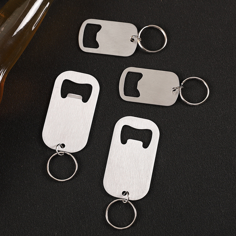 Custom Credit Silver Stainless Steel Sublimation Card Style Poker Wallet Bar Metal Business Beer Blank Bottle Opener