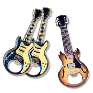 Fast Delivery Guitar Shaped Bottle Opener CustomTitanium Easy Grip Beer Beverage Bottle Jar Can Opener