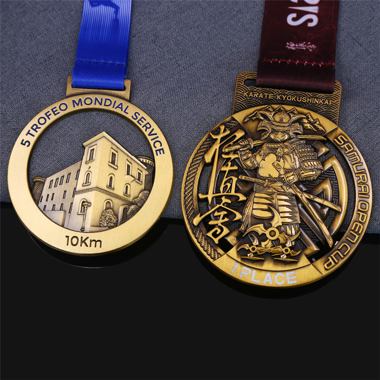 New product ideas 2023 top high quality fiesta custom 3d metal medals zinc alloy sports gold medal