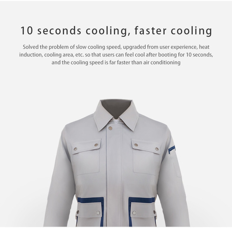 Superior Quality Durable Refrigerated Clothing Cooling Long Sleeve Air Conditioner Clothes Cooling  cooling  jacket