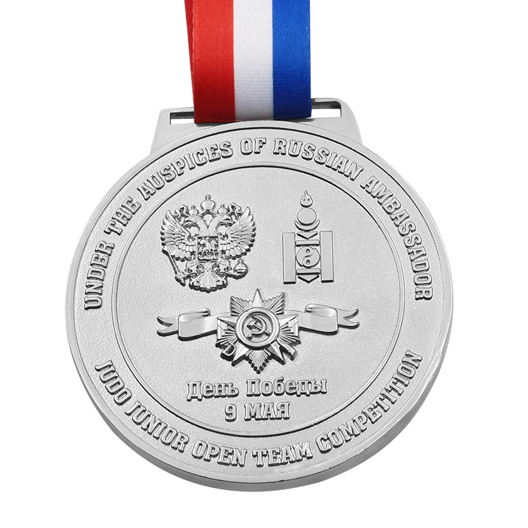 Machine To Make Your Own Logo Design Metal Bulk Sports Music Medal With Rayon Ribbon For Medal