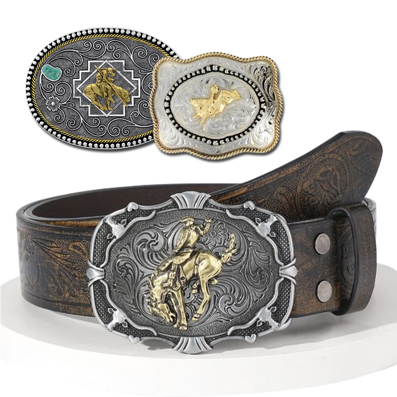 Supplier Promotional Wholesale Belt Buckle Stainless Steel Zinc Alloy Enamel Brass Custom Logo Metal Belt Buckles