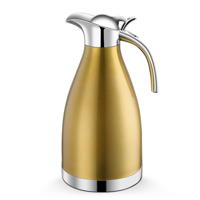 Stainless steel coffee pot double insulation thermos tea heat insulation coffee maker pot outdoor thermos