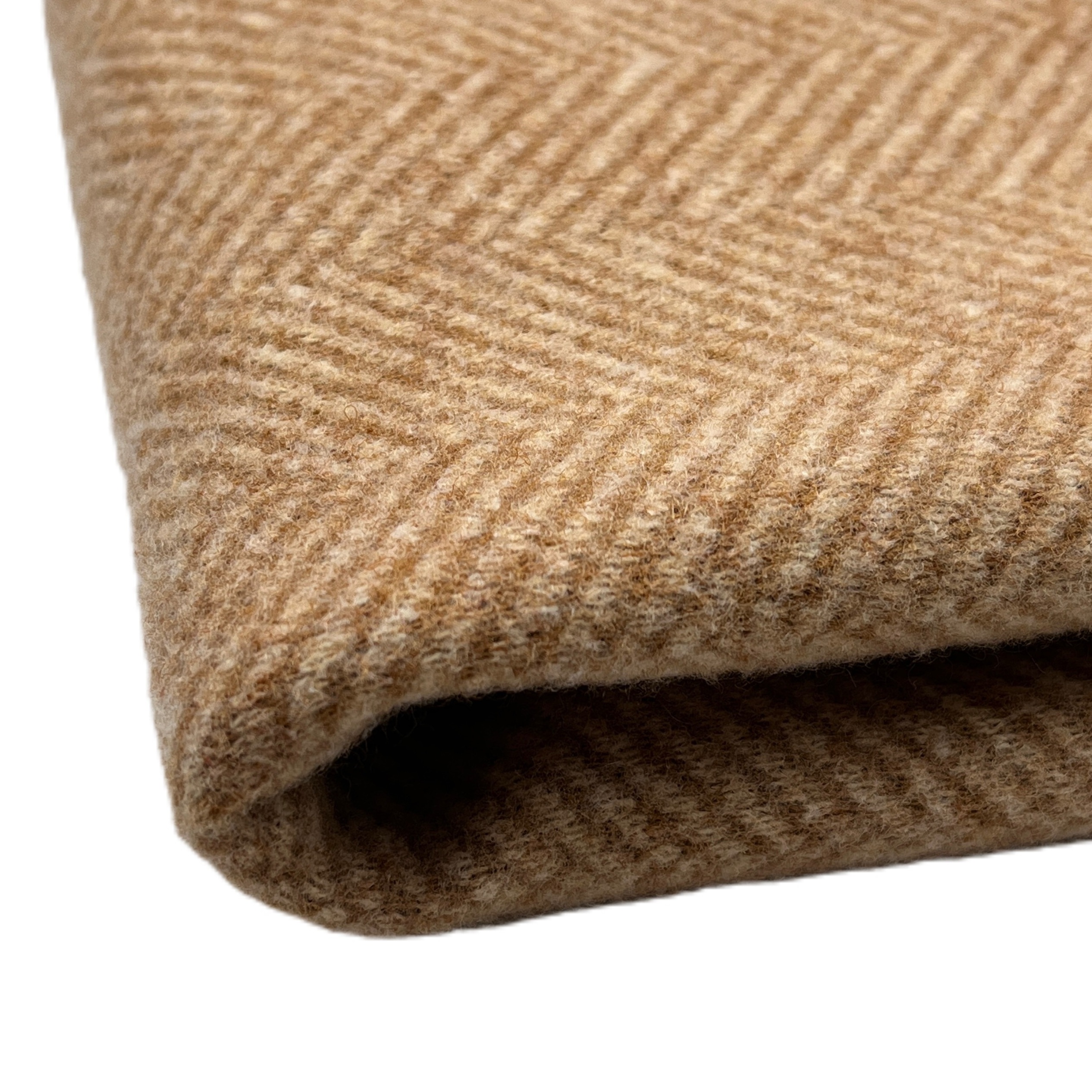 Custom fashion  100% polyester wove herringbone brushed wool fabric for coat