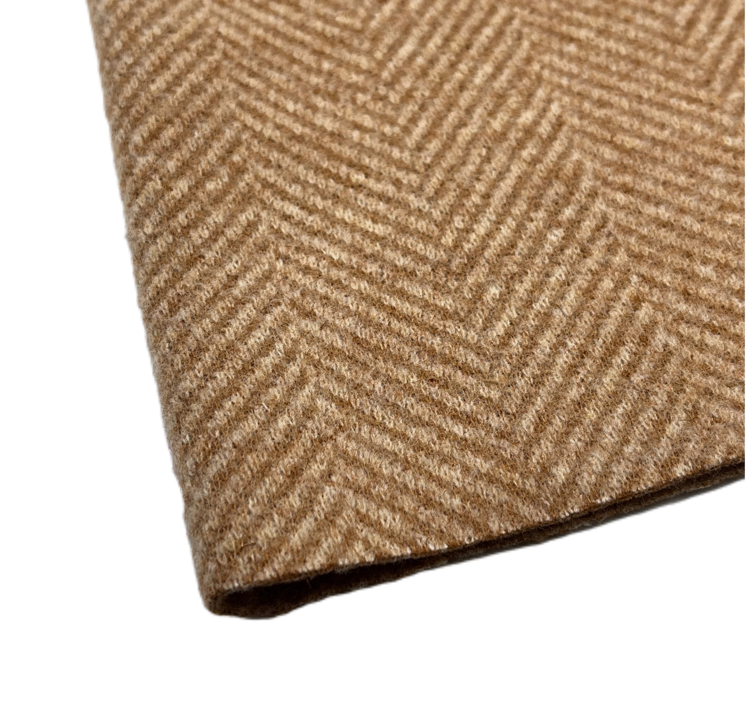 Custom fashion  100% polyester wove herringbone brushed wool fabric for coat