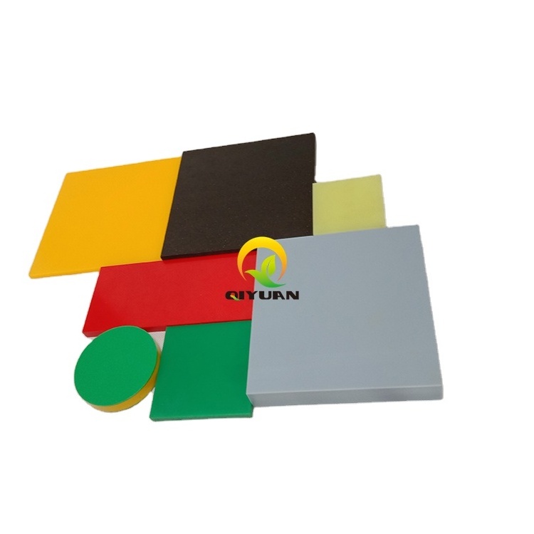 Qiyuan OEM&ODM hdpe sheets or or PP/uhmwpe sheets or plastic boards with surface texture and UV resistant