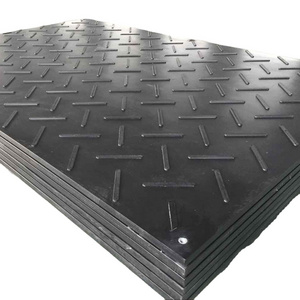 Durable  Portable heavy-duty temporary road mats recyclable HDPE ground protection mats Anti-Slip Truckway Plastic Cover Mat