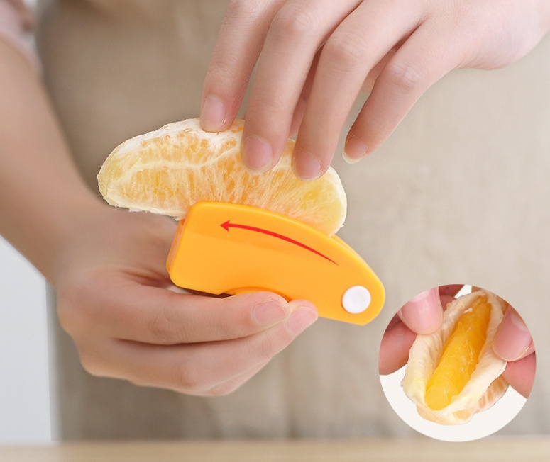 Definable LOGO Japanese folding fruit opener Orange grapefruit multi-functional peeling tool