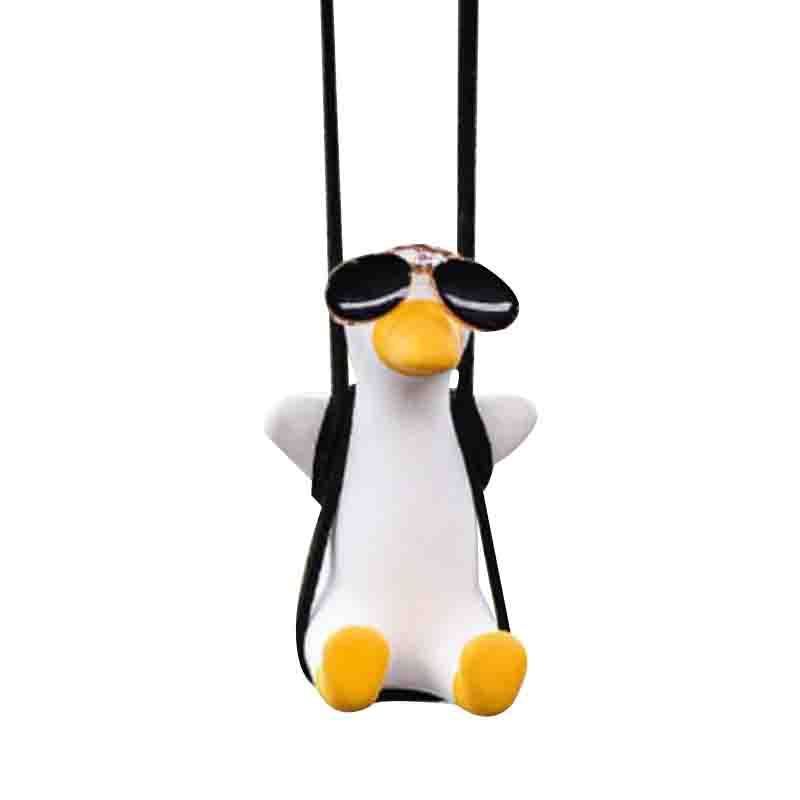 Car swing duck cute cartoon a variety of funny deodorizing car rearview mirror pendant swing duck car pendant