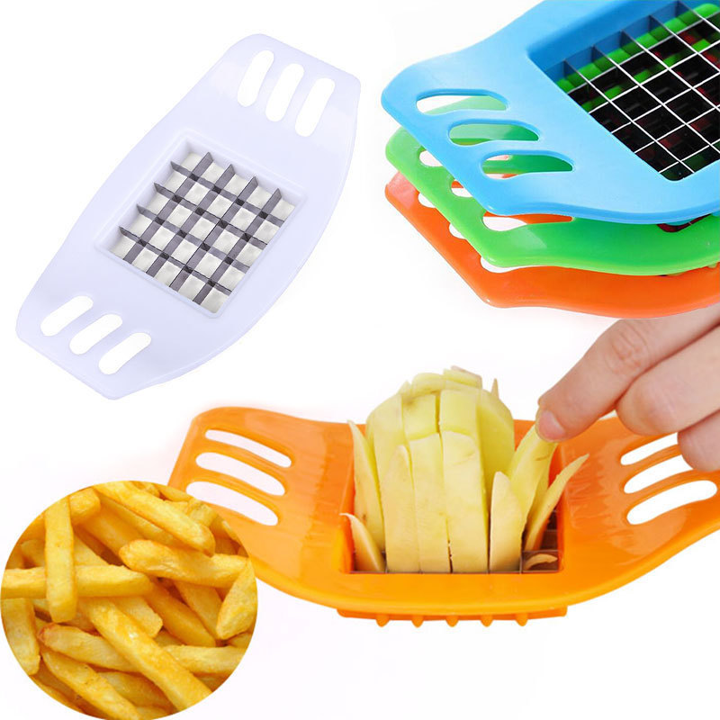 QY Hand pressure potato cutter potato cutter shredder fries cutting kitchen multi-function vegetable cutter stainless steel