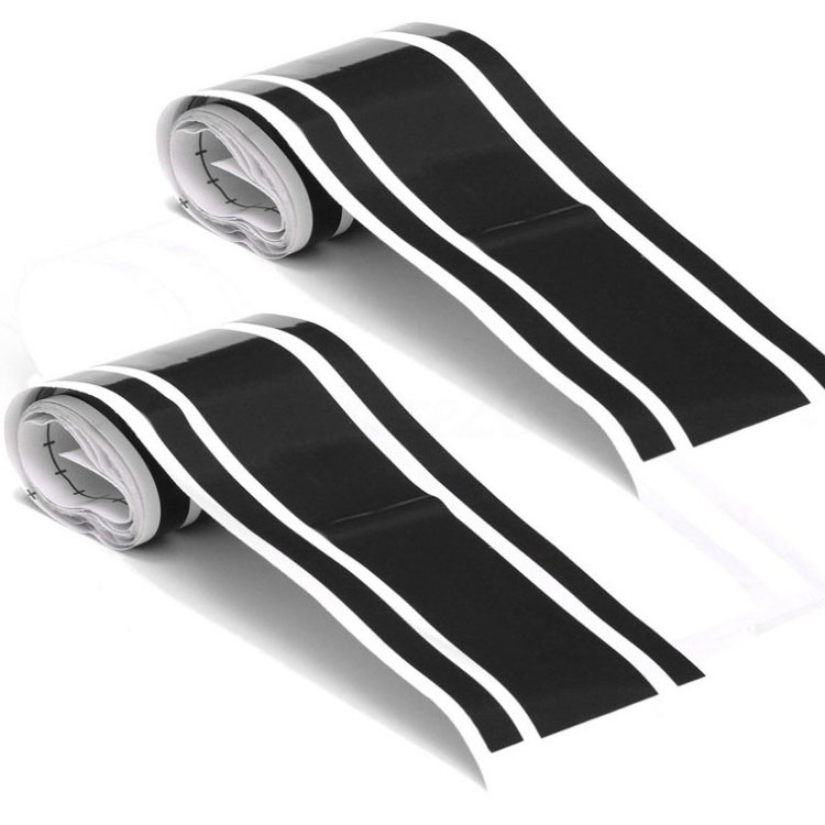 Car hood stickers colorful multi-creative everything easy to look at modified racing stripes vinyl body stickers latte