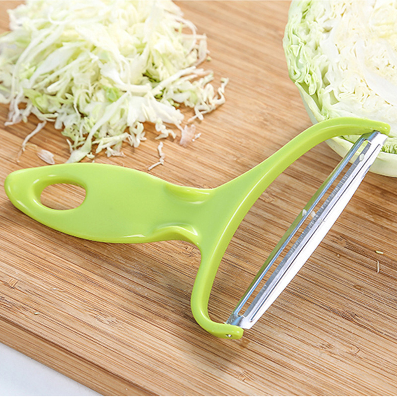 QY Kitchen Gadgets Tools Vegetable Slicer Salad Vegetable Cutter Onion Chopper Wide Multifunctional Cabbage Grater Potato Peeler