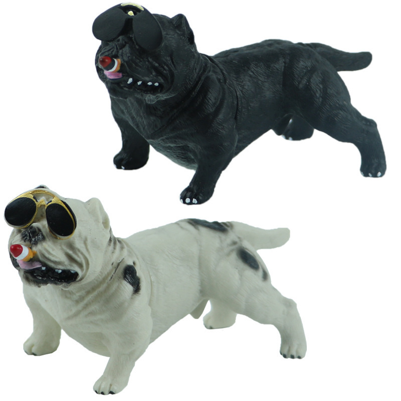 Car decoration Car method dog fighting bully dog smoking dog car accessories