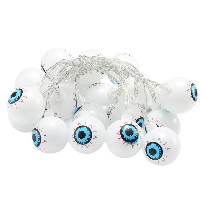 Halloween Ghost Eyeballs LED String lights Battery box USB Garden party spooky Haunted house decoration Ghost eye light strings