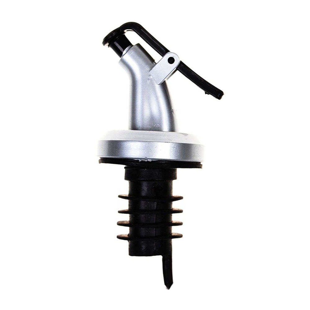 QY Oil bottle stopper vinegar bottles can ABS lock plug seal Leak-proof Food grade plastic Nozzle Sprayer Liquor Dispenser Wine