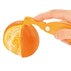 Definable LOGO Japanese folding fruit opener Orange grapefruit multi-functional peeling tool