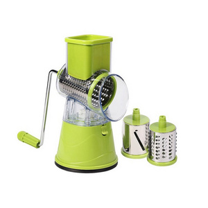 QY Cucumber shredder household cutting machine multi-function roller hand salad cutter potato rotation easy to use