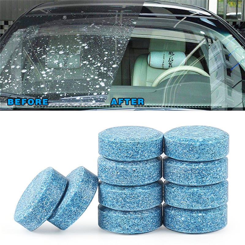 QY Auto Glass Cleaner Auto Windshield Cleaner Auto Parts 10PCS / Pack (1PCS = 4L Water)  Solid Wiper Fine Wiper