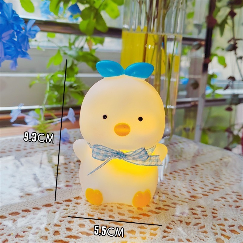 QY New creative cartoon rabbit nightlight girl heart room bedroom lamp decoration children's gift