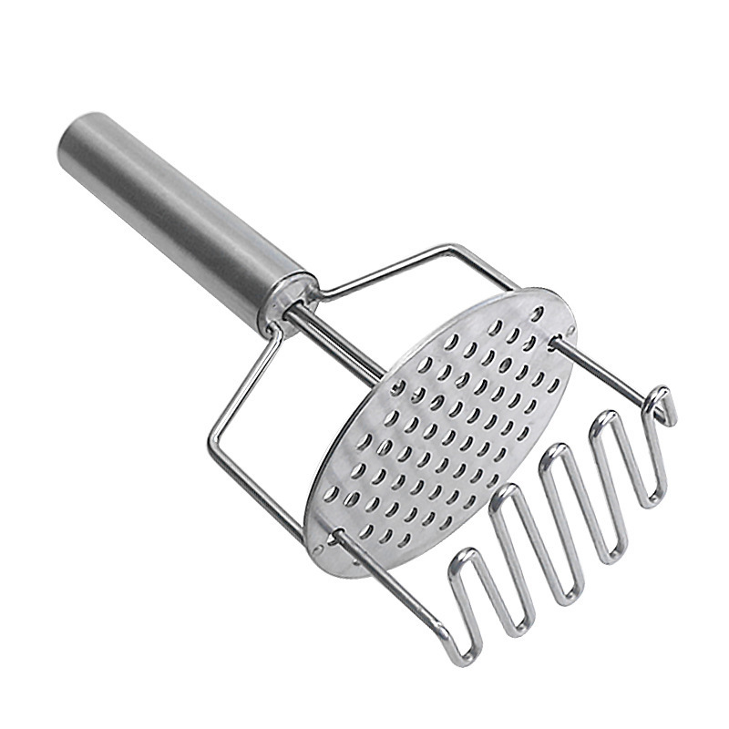 QY-Double layer stainless steel potato masher fruit masher